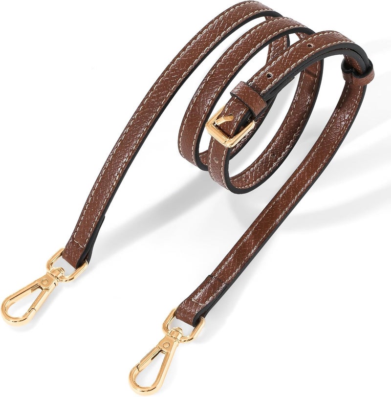 Hamdecro Store Leather Purse Strap, Purse Straps Replacement Crossbody Shoulder Straps for Bags, Adjustable Straps for Handbags - Image 1